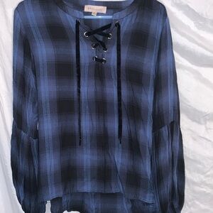 Vintage type shirt,XL different color blues